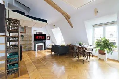 Plan de l'établissement Studio Appartement Quartier Panthéon 3 Free Netflix