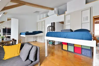 Plan de l'établissement Studio Appartement Quartier Panthéon 3 Free Netflix