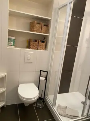 Salle de bains dans l'établissement Studio élégant proche grand Rex Fbg Poissonnière