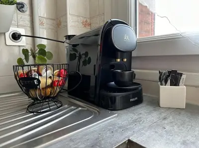 Cuisine ou kitchenette dans l'établissement Appartement Standing Paris