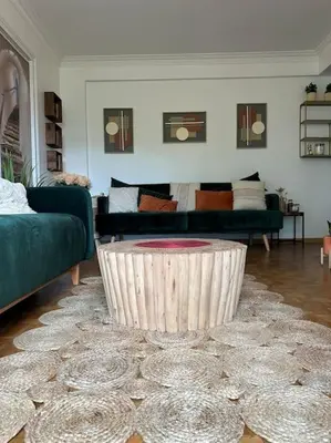 Coin salon dans l'établissement Appartement Standing Paris
