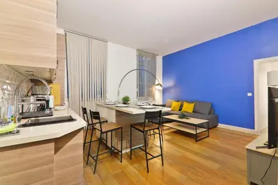 Cuisine ou kitchenette dans l'établissement Appartement Quartier Palais Garnier Free Netflix