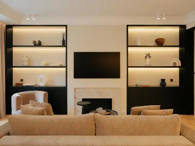 Télévision ou salle de divertissement dans l'établissement Maison Iéna - Serviced Apartments on Champs Elysées