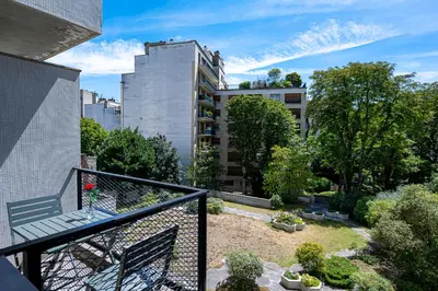 Balcon ou terrasse dans l'établissement Trendy ,quit and chic
