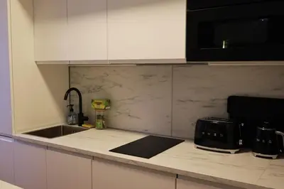 Cuisine ou kitchenette dans l'établissement Arc de Triomphe | Champs Élysées - Magnifique T2