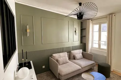 Coin salon dans l'établissement Arc de Triomphe | Champs Élysées - Magnifique T2