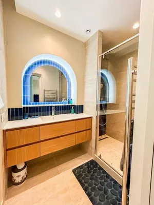Salle de bains dans l'établissement Appartement Spacieux pour 6 - Passy, Paris