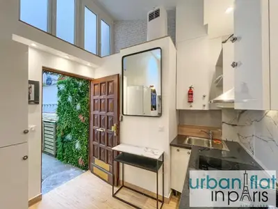 Cuisine ou kitchenette dans l'établissement 190 - Loft Gaite-Montparnasse
