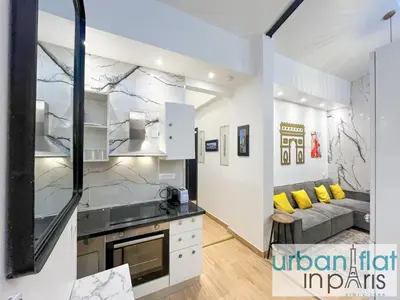 Cuisine ou kitchenette dans l'établissement 190 - Loft Gaite-Montparnasse