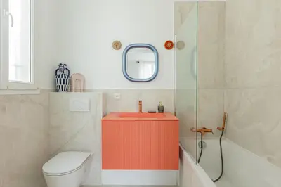 Salle de bains dans l'établissement Luxueux Appartement 5 BD, Arc de Triomphe