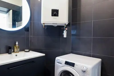 Salle de bains dans l'établissement Nouveau studio au cœur de l'Opéra - Paris 1er