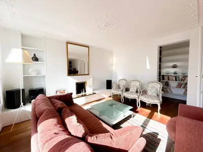 Coin salon dans l'établissement Spacieux au coeur du Marais | 4 personnes