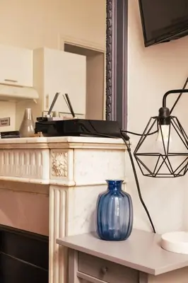 Cuisine ou kitchenette dans l'établissement Studio confortable et moderne au cœur de Paris
