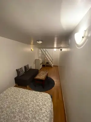 Coin salon dans l'établissement Cosy T3 in Montmartre