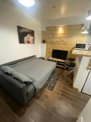 Cuisine ou kitchenette dans l'établissement Cosy T3 in Montmartre