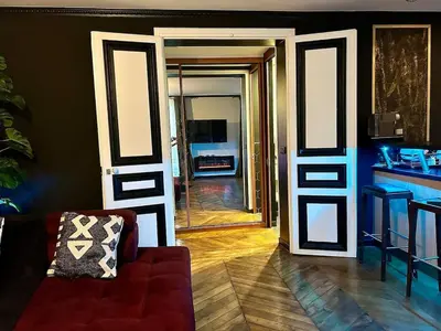 Coin salon dans l'établissement Appartement au Cœur des Ternes - Arc de Triomphe