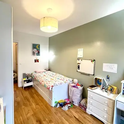 Un ou plusieurs lits dans un hébergement de l'établissement Jardin | Duplex familial de luxe