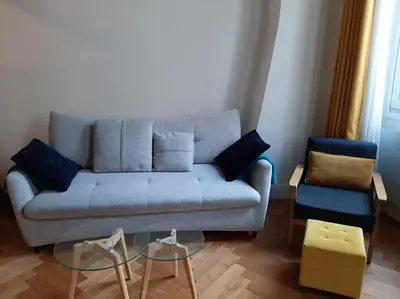 Coin salon dans l'établissement Bel Appartement Parisien, TYPIQUE DU MARAIS