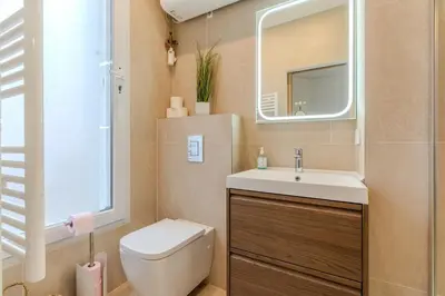 Salle de bains dans l'établissement L'Échappée de Paris I Stade de France I Couple I Famille I Business