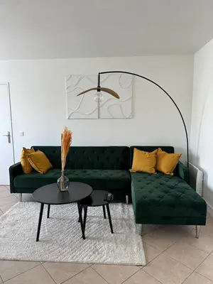 Plan de l'établissement Appartement moderne, Stade de France, Confort, Commodité, Tranquillité