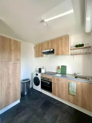Plan de l'établissement Appartement moderne, Stade de France, Confort, Commodité, Tranquillité