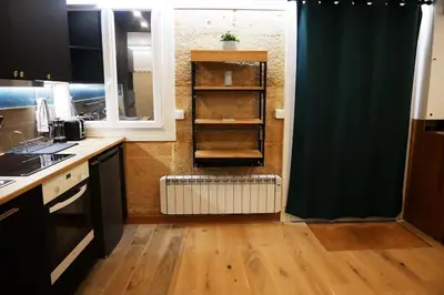 Cuisine ou kitchenette dans l'établissement Maison Moisan - studio 27m2 à Paris 6e