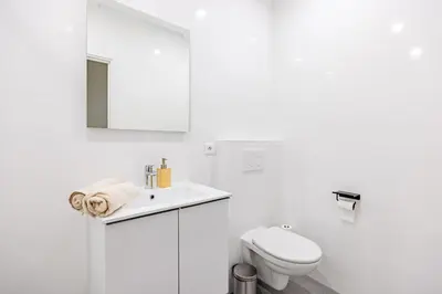 Salle de bains dans l'établissement Nation Confort & Espace