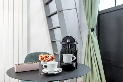 Plateau bouilloire dans l'établissement Sweett - Studio Brune