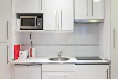 Cuisine ou kitchenette dans l'établissement Appartement Petits Champs