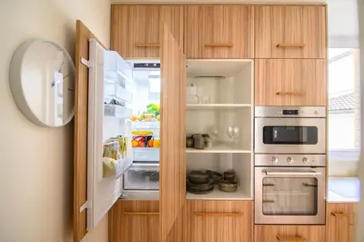Cuisine ou kitchenette dans l'établissement Deco St Antoine