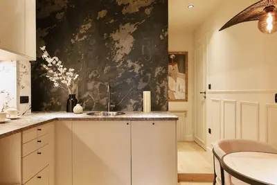Cuisine ou kitchenette dans l'établissement Saint Lambert Suite - Duke Housing