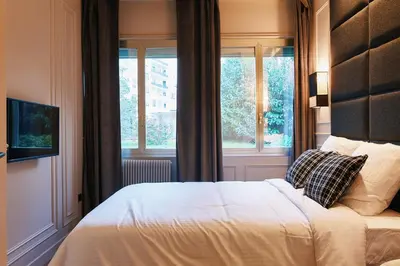 Un ou plusieurs lits dans un hébergement de l'établissement Saint Lambert Suite - Duke Housing