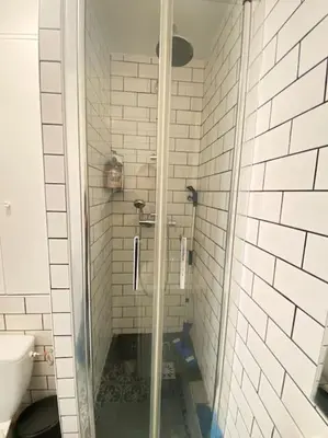 Salle de bains dans l'établissement Le cockpit