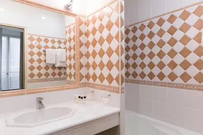 Salle de bains dans l'établissement Hotel Mogador