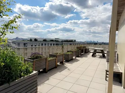 Balcon ou terrasse dans l'établissement La belle vie