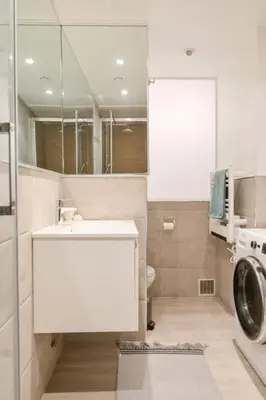Salle de bains dans l'établissement Cosy Appartement en plein Marais