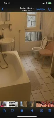 Salle de bains dans l'établissement studio grand2