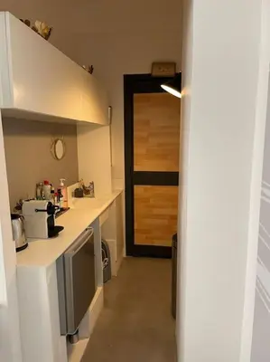 Cuisine ou kitchenette dans l'établissement Au cœur du Marais, un joli studio !