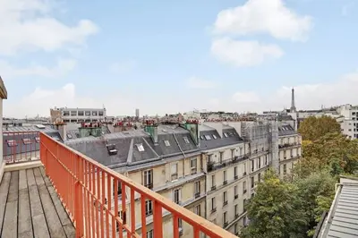 Plan de l'établissement Penthouse Champs Élysées, vue sur tout Paris et la Tour Eiffel