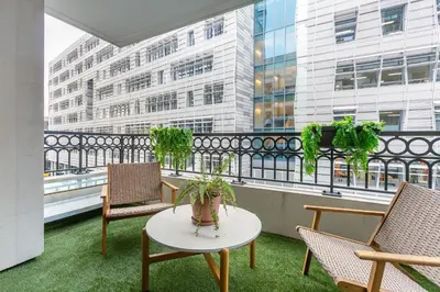 Balcon ou terrasse dans l'établissement Oasis Lumineux by So Homy - 1 Bed Room - 4 PAX