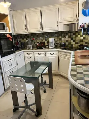 Cuisine ou kitchenette dans l'établissement Grand Appartment 
