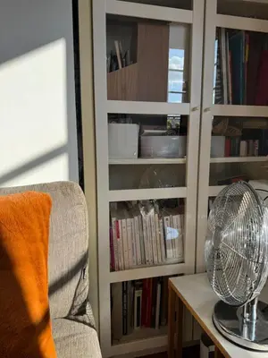 Bibliothèque dans l'appartement