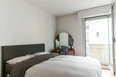 Un ou plusieurs lits dans un hébergement de l'établissement 3 Rooms Quiet and bright