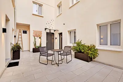 Balcon ou terrasse dans l'établissement Hôtel Cocoon