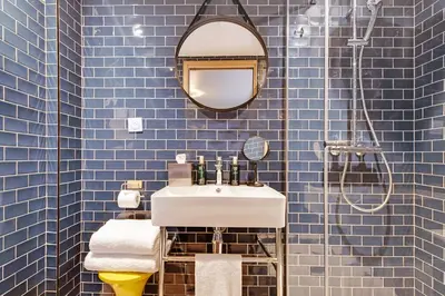 Salle de bains dans l'établissement Hôtel Cocoon