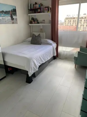 Un ou plusieurs lits dans un hébergement de l'établissement Cosy Apartment in Paris - Buttes Montmartre