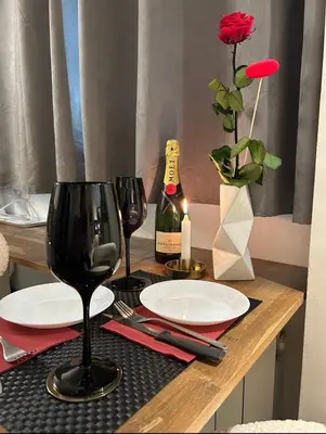 Boissons dans l'établissement Charmant studio et style unique