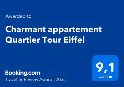 Plan de l'établissement Charmant Appartement Quartier Tour Eiffel Free Netflix
