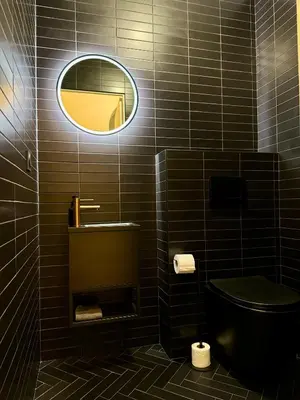 Salle de bains dans l'établissement Luxurious Paris Loft Near Opéra