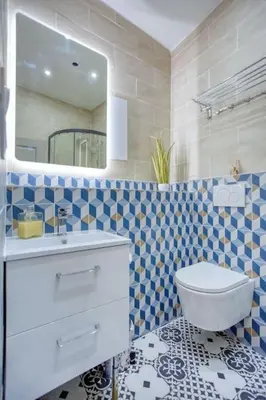 Salle de bains dans l'établissement Le Nid Parisien Triplex Cosy et Chaleureux